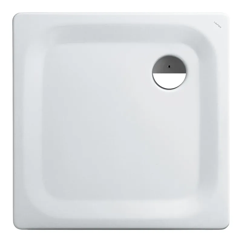 Laufen PLATINA 80x80 cm acéllemez zuhanytálca csúszásgátló felület, fehér H2150016000401Laufen Legnépszerűbb