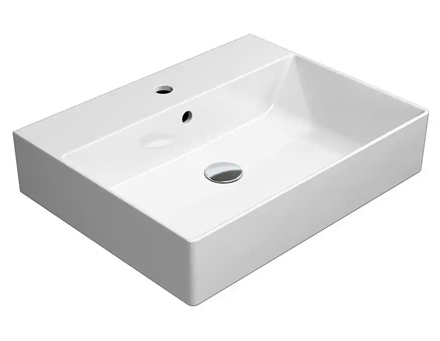 Sapho GSI KUBE X 60x47cm ExtraGlaze kerámiamosdó, rektifikált fehér 94319111Sapho Árengedmény