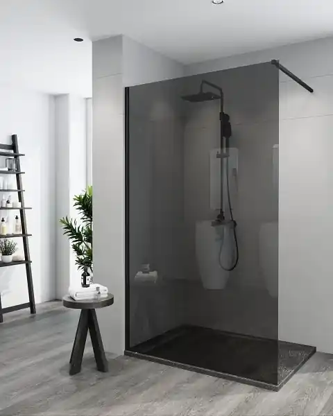 Wasserburg VETRO SHADOW 90 Walk-in zuhanyfal, fekete 25262S-90Wasserburg Nézd meg most