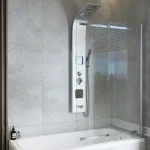 Wasserburg LINEA 100 állítható szélességű kádparaván, króm 2565-100Wasserburg Árcsökkenés