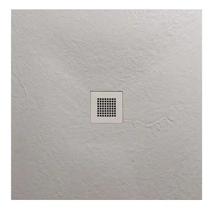 Biztonságos fizetés AREZZO design SOLIDSoft zuhanytálca 100x100 cm, BETON színazonos lefolyóval AR-100100CArezzo Design
