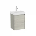 Különleges ajánlat Roca Ona Compact 45 cm fürdőszoba bútor mosdóval, világos tölgy A851681512Roca