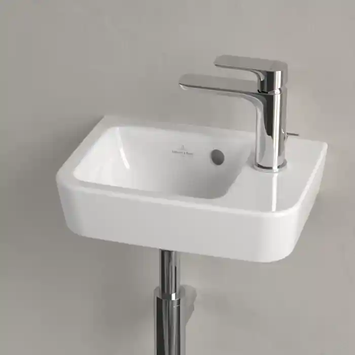 Vásárlói kedvenc Villeroy & Boch O.novo Kompakt 36x25 cm kézmosó AntiBac CeramicPlus felülettel 434336T2Villeroy & Boch