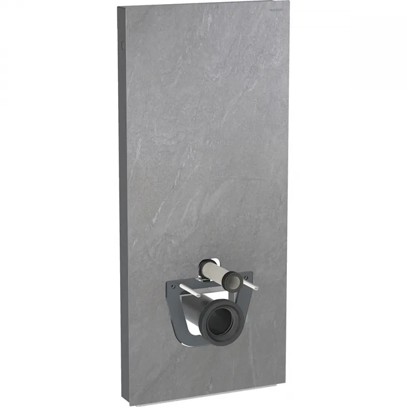 Geberit Monolith Plus 114 szanitermodul fali WC-hez, palahatású kőanyag/alumínium fekete króm 131.231.00.7Geberit Expressz kézbesítés