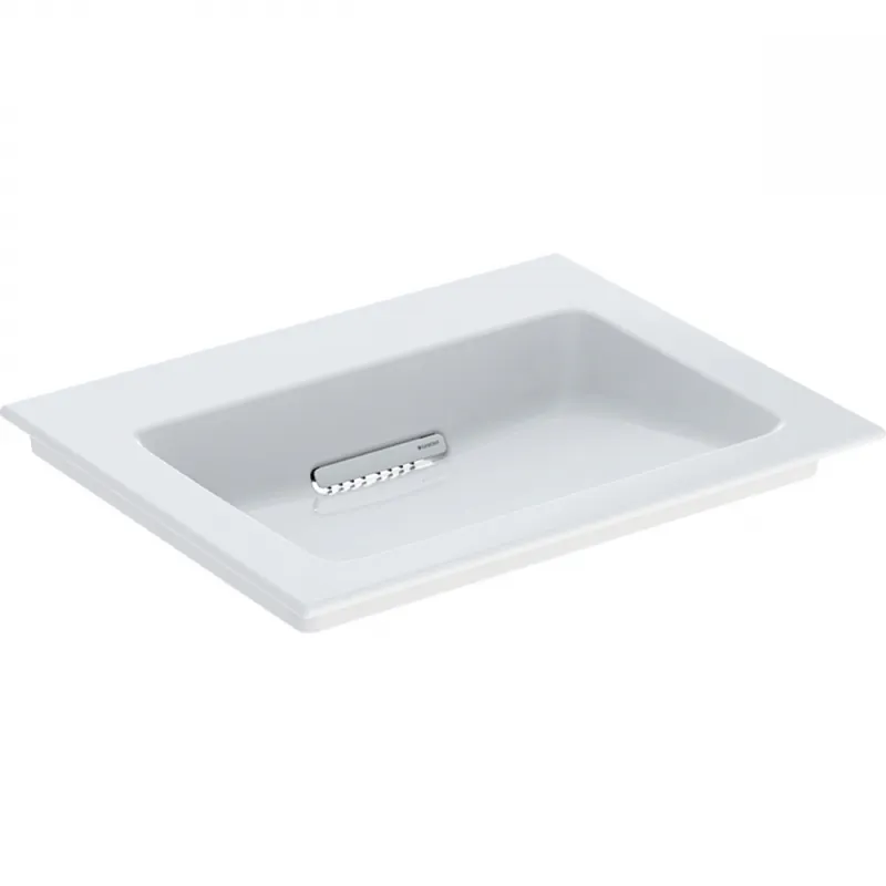 Különleges ajánlat Geberit ONE 60x48 cm KeraTect mosdó csaplyuk nélkül, fehér 505.001.00.1Geberit