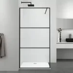Akció Sanotechnik SMART zuhanyfal, matt fekete, 90 cm AC90BSanotechnik