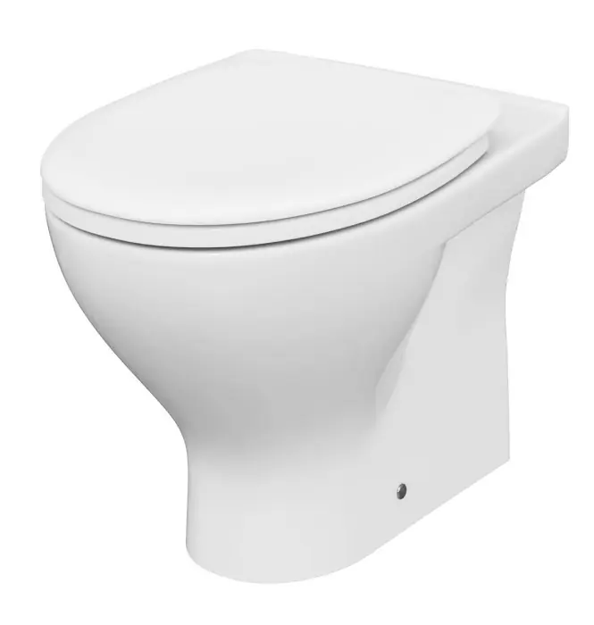 Végkiárusítás Cersanit Moduo hátsó kifolyású perem nélküli álló wc ülőkével S701-266Cersanit