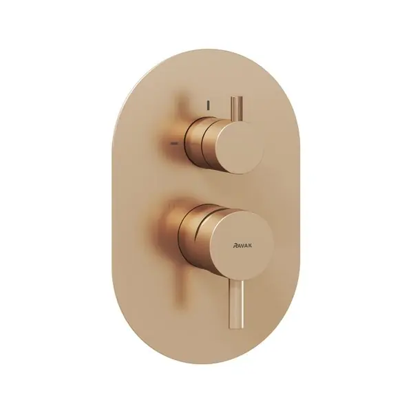 Ravak Espirit ES 065.60RGB.O2.RB07E Falba süllyesztett csaptelep, kétutas, belső egység nélkül - Rose Gold Brushed X070362Ravak Újdonság