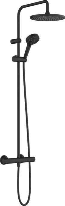 Hansgrohe Vernis Blend Showerpipe 240, 1jet Ecosmart termosztátos zuhanyrendszer matt fekete 26428670Hansgrohe Expressz szállítás