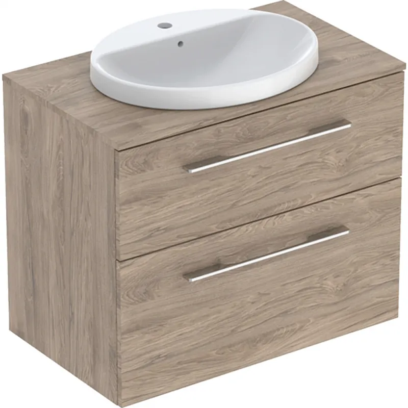 Geberit Selnova Square 80 szekrény mosdóval szett, hikoridió 502.874.00.1Geberit Bestseller