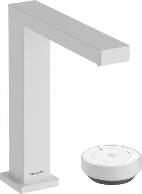 Hansgrohe Tecturis E 2-lyukú mosdócsaptelep 150, CoolStart, lefolyógarnitúrával, matt fehér 73053700Hansgrohe Ne maradj le