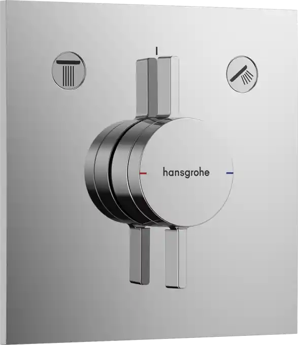Gyors szállítás Hansgrohe DuoTurn E falsík alatti csaptelep, 2 funkciós, króm 75417000Hansgrohe