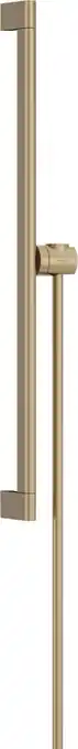 Hansgrohe Unica zuhanyrúd S Puro 650 mm, 1.60m-es zuhanytömlővel, szálcsiszolt bronz 24402140Hansgrohe Prémium