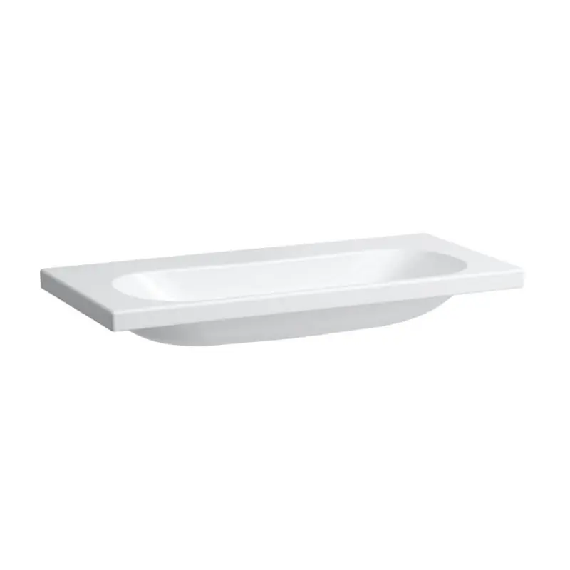 Laufen Lua mosdó 100x46 cm, csaplyuk és túlfolyó nélkül alsó felülete csiszolt H8160890001421Laufen Legnépszerűbb