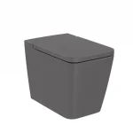 Expressz kézbesítés Roca Inspira Square Rimless falra tolható álló wc csésze, onyx A347537640Roca