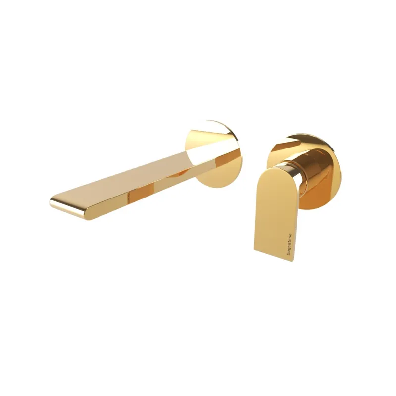 Bugnatese Simple fali mosdócsaptelep 15,5 cm kifolyóval, (pvd) arany szín 6645POBugnatese Outlet