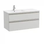 Roca The Gap 100 cm fürdőszoba bútor balos mosdóval, artico szürke A851481447Roca Vásárlói kedvenc