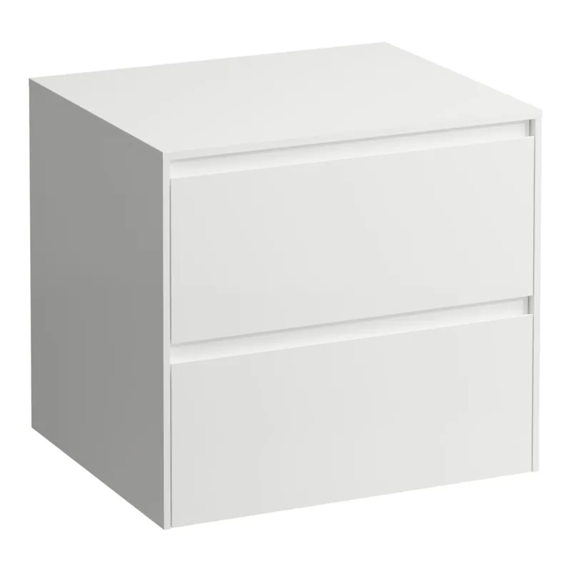 Népszerű Laufen Lani 60 cm-es fürdőszobabútor pultra ültethető mosdóhoz kivágás nélkül, matt fehér H4043001122601Laufen