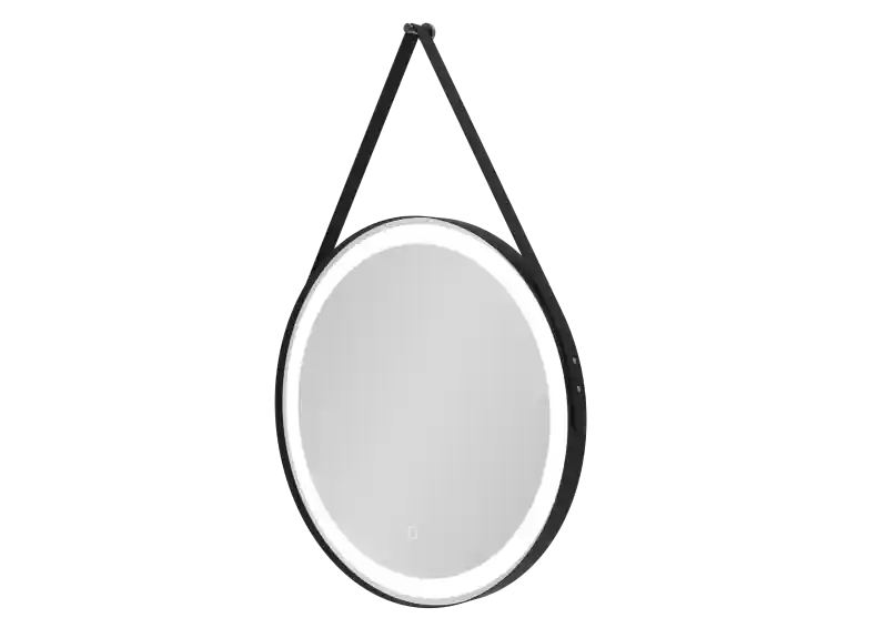 AREZZO design 60 cm kerek okos tükör LED világítással, fekete AR-3055Arezzo Design Végkiárusítás