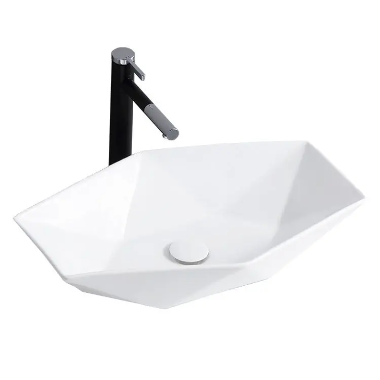 Rea Vegas 57x37 cm pultra ültethető mosdó, fehér REA-U6643Rea Ne maradj le