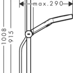 Prémium Hansgrohe Rainfinity EcoSmart 130 3jet zuhanyszett S Puro 90cm-es zuhanyrúddal, matt fehér 28744700Hansgrohe