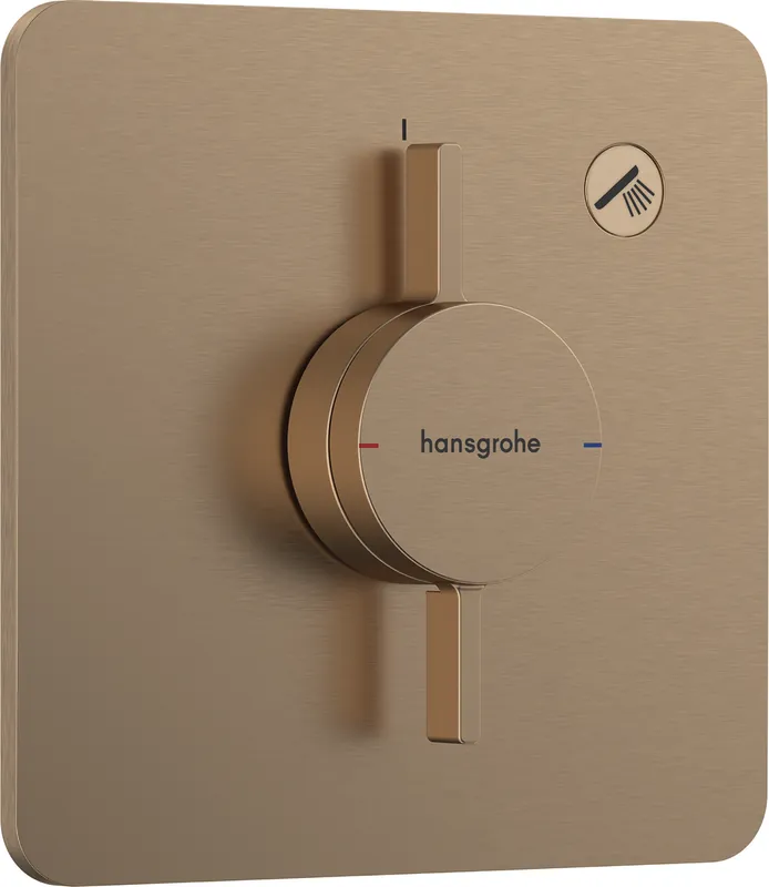 Hansgrohe DuoTurn Q falsík alatti 1 funkciós csaptelep, szálcsiszolt bronz 75614140Hansgrohe Legkelendőbb