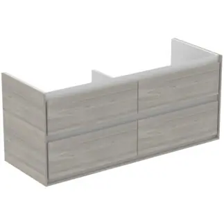Ideal Standard Connect Air 120 cm fali mosdótartó szekrény 4 fiókkal, világosszürke fa E0822PSIdeal Standard Expressz kézbesítés