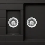 Schock Manhattan D-150S Cristalite mosogató, fekete MAND150SNEROSCHOCK Kihagyhatatlan ajánlat
