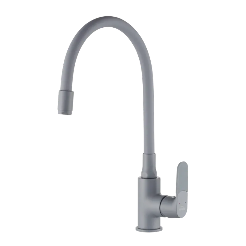 Biztonságos fizetés Invena HULA PLUS konyhai csaptelep, flexibilis kifolyócsővel, szürke BZ-32-P05-CInvena