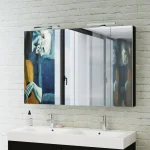 Szuper ajánlat Tboss Mirror Box Vesna 140x80 cm-es tükrös szekrény led világítással, powerboxxalTboss