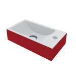 Outlet LunArt Amy L 41x23 cm balos mosdó, RAL szín 5999123002631-CLunArt