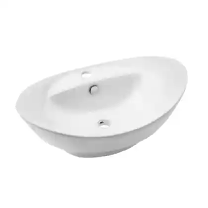 Invena FEME pultra ültethető mosdó 59x39 cm, fehér CE-10-001-CInvena Újdonság