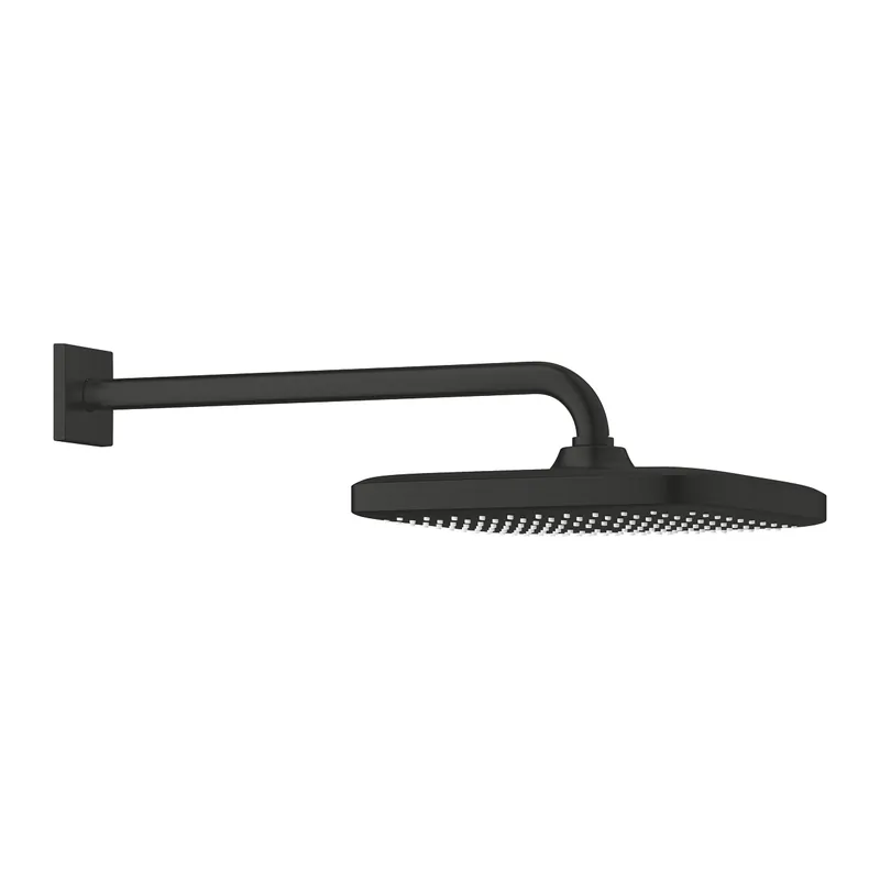 Grohe Tempesta Cube 250 Fejzuhany 380 mm-es zuhanykarral, 1 funkciós, matt fekete 266872430Grohe Kihagyhatatlan ajánlat
