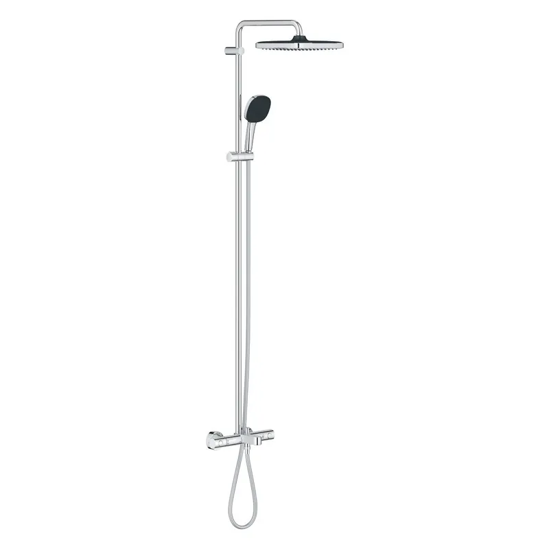 Grohe Vitalio Comfort 250 termosztátos zuhanyrendszer kádtöltővel, króm 26984001Grohe Rendeld meg most