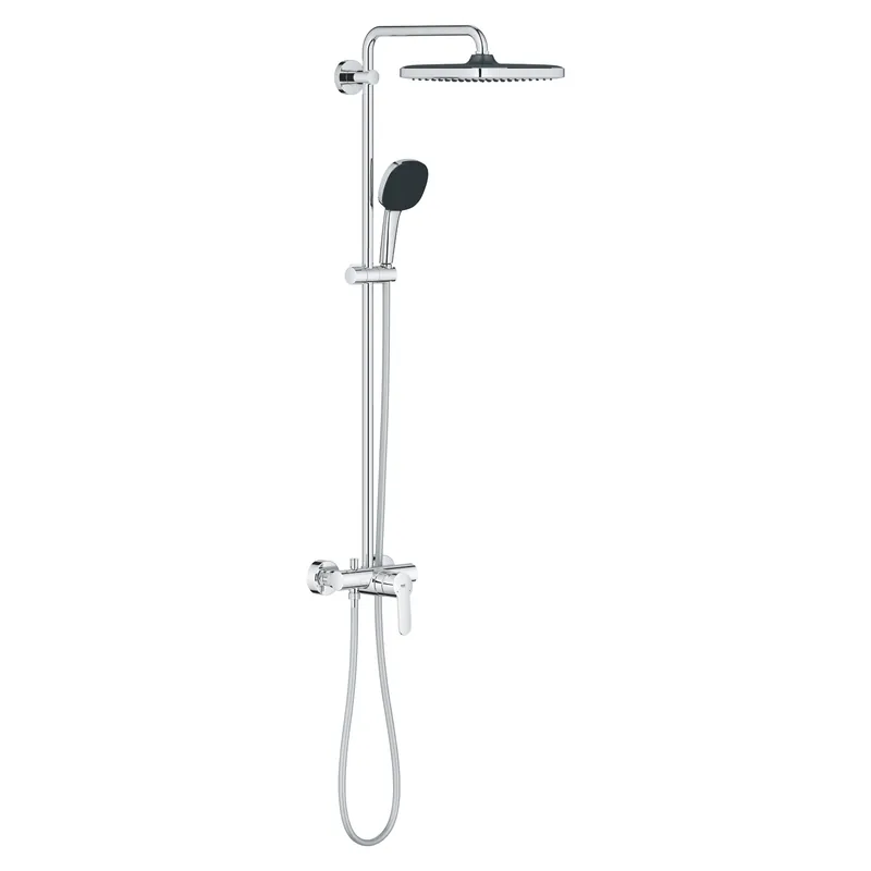 Árcsökkenés Grohe Vitalio Comfort 250 zuhanyrendszer egykaros keverővel, króm 26985001Grohe