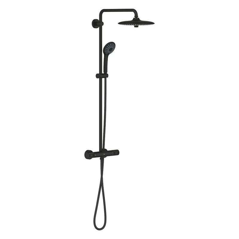 Grohe Vitalio Joy System 260 Zuhanyrendszer termosztátos csapteleppel, phantom fekete 26403KF2Grohe Különleges ajánlat