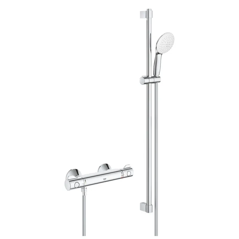 Exkluzív ajánlat Grohe Grohtherm 800 termosztátos zuhanycsaptelep zuhanyszettel, króm 34566002Grohe