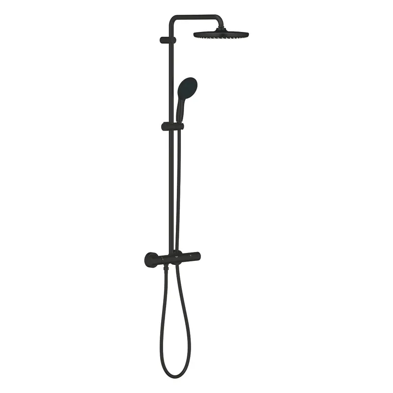 Grohe Tempesta System 250 termosztátos zuhanyrendszer, matt fekete 266702431Grohe Kedvezmény