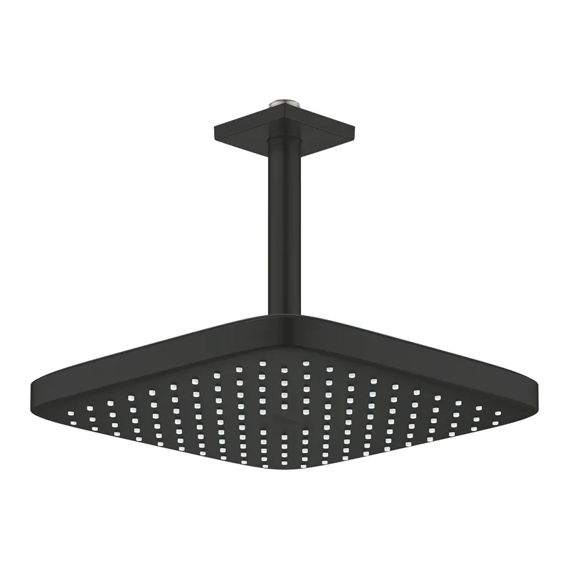 Grohe Tempesta 250 Cube Fejzuhany készlet mennyezetre 142 mm, 1 funkciós, matt fekete 266882430Grohe Szuper akció