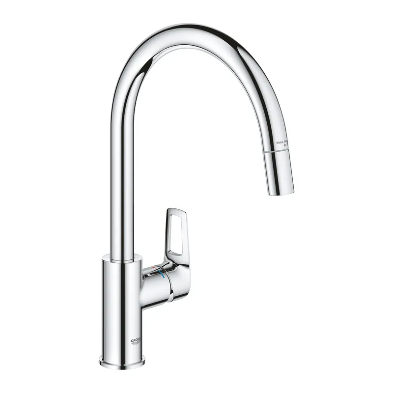 Grohe BauLoop egykaros mosogatócsap kihúzható perlátorral, króm 30543000Grohe Biztonságos vásárlás