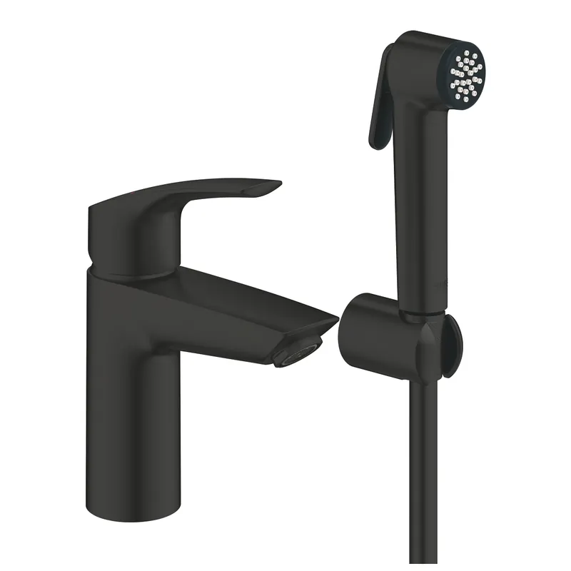 Grohe Eurosmart egykaros mosdócsaptelep bide zuhannyal S-es méret, matt fekete 231242433Grohe Azonnali szállítás