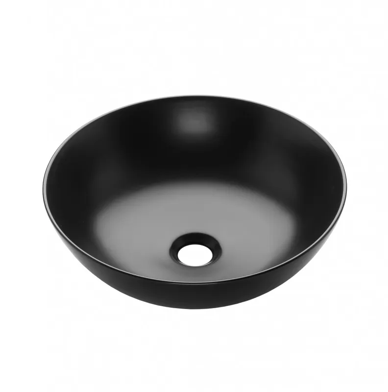 Invena Dokos pultra ültethető mosdó 39,5 cm, fél matt fekete CE-19-005-CInvena Ajánlat