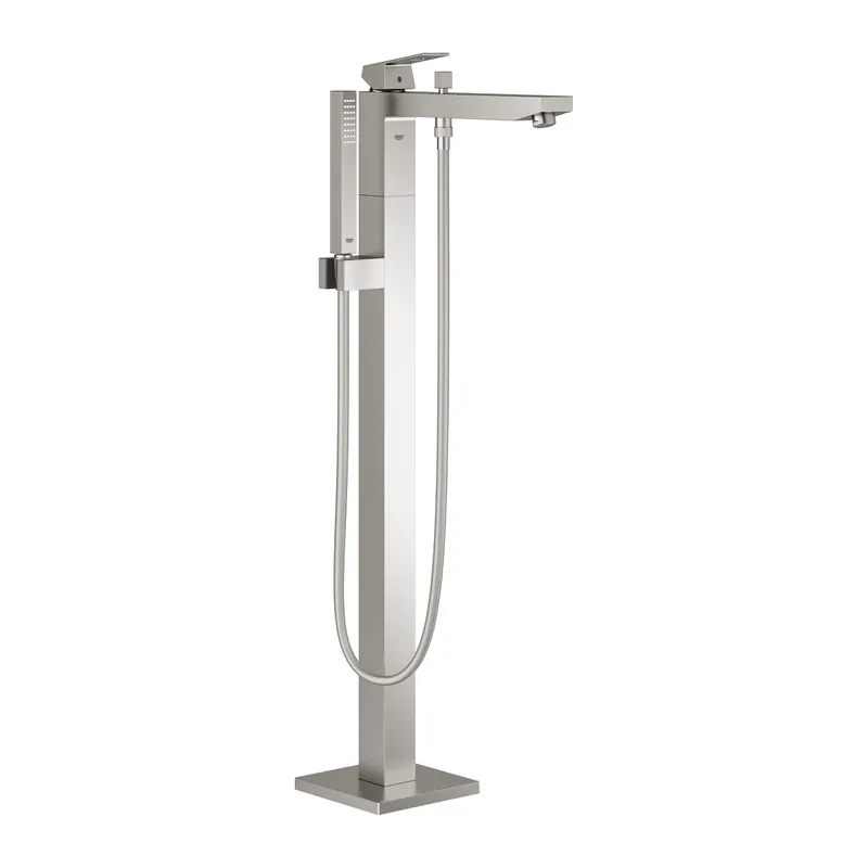 GROHE Eurocube egykaros kádtöltő csaptelep, padlóra szerelhető, supersteel 23672DC1Grohe Korlátozott ajánlat