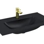Ajánlat AREZZO design SKAPPA 80 cm mosdó, matt fekete AR-146065Arezzo Design