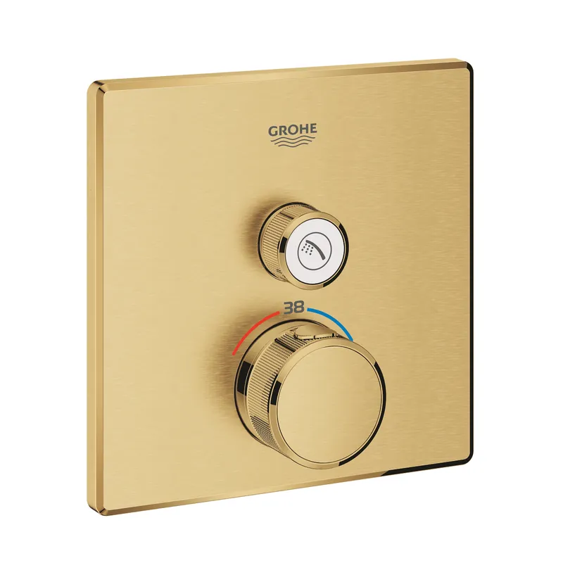 GROHE Grohtherm SmartControl termosztátos színkészlet 1 fogyasztóhoz, brushed cool sunrise 29123GN0Grohe Korlátozott ajánlat