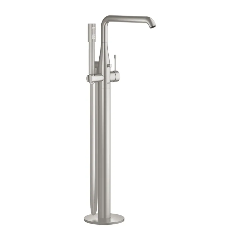 Grohe Essence egykaros álló kádtöltő csaptelep, padlóra szerelhető, supersteel 25248DC1Grohe Különleges ajánlat