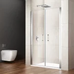 Sapho GELCO LORO 120 cm dupla szárnyú nyílóajtó transzparent üveggel, króm GN4312Sapho Szuper akció