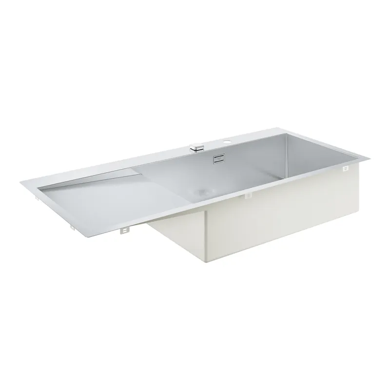 Grohe K1000 rozsdamentes acél mosogatótálca, csepegtetővel jobbos medence 31582SD1Grohe Olcsóbb