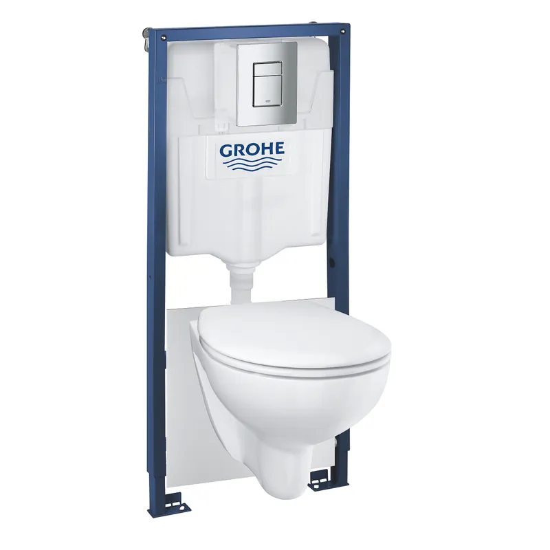 Alacsony ár Grohe Solido 5 az 1-ben WC szett, 1,13 méteres telepítési magasság 39586000Grohe