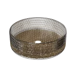Riho GLAMOUR 35,5 cm pultra ültethető üvegmosdó, Gold W047001311Riho Legkelendőbb